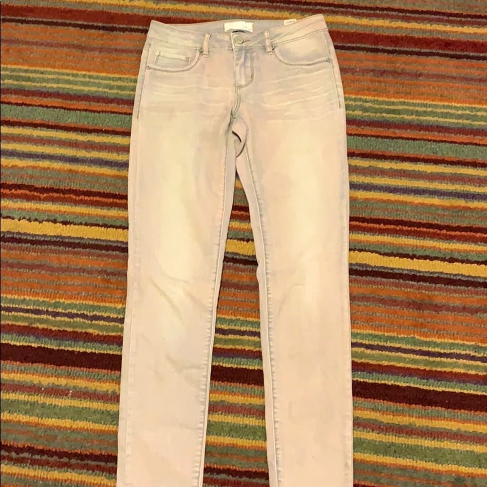 Pink High-Waisted Jeggings